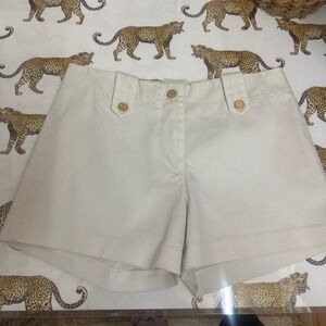 Tory Burch size 2 white shorts